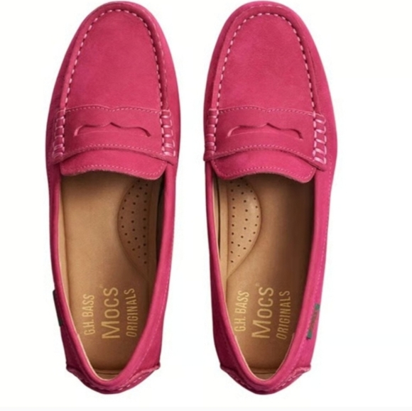 G.H. Bass Magenta Moccasins - Picture 7 of 8